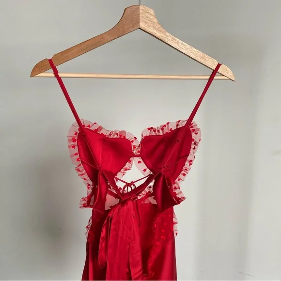 For Love And Lemons Red Mini Dress - Picture 6 of 9